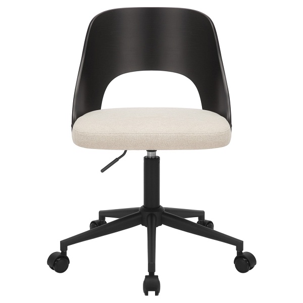 Fotel biurowy Lucy czarny/ beżowy Apia 453 - ACTONA